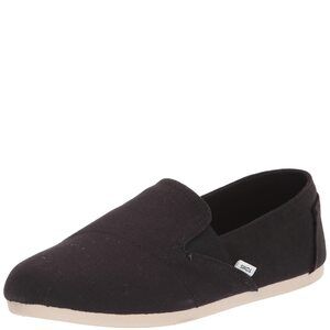 TOMS WOMEN'S REDONDO LOAFER FLAT, BLACK, 10
